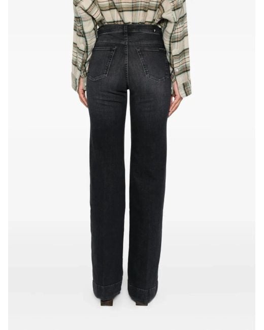 7 For All Mankind Black Belt Loop Jeans