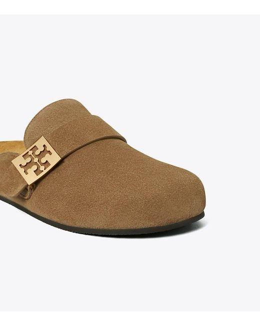 Tory Burch Brown Mellow Suede Mules