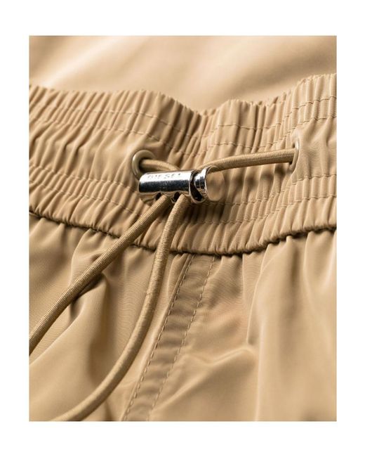 DIESEL Natural High-Waisted Slim Track Pants