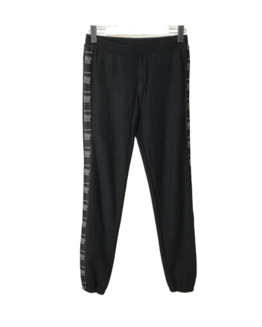 Vetements Black Logo Logo Sweatpants for men