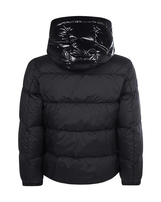 Duvetica Black Quilted Long-Sleeved Down Jacket for men