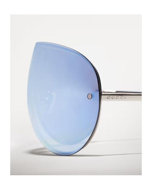Gucci White Mask Frame Sunglasses