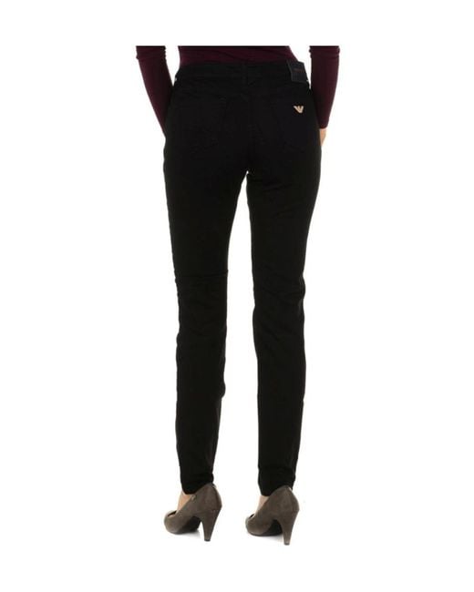Armani Jeans Black Logo Detail Jeans