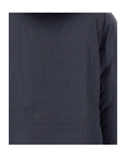 Peuterey Blue Long-Sleeved Down Jacket for men
