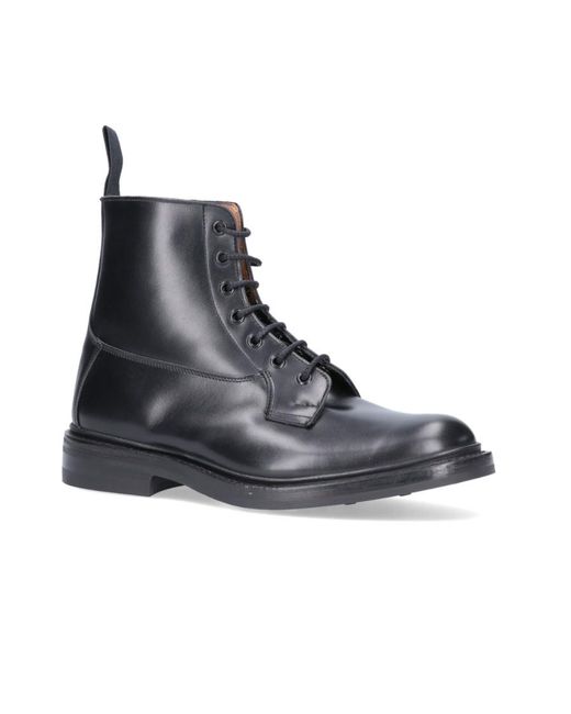 Tricker's Gray Tricker's Burford Ankle Boots for men