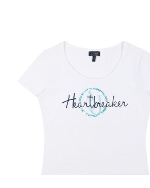 Armani Jeans White Open-Necked Shirt