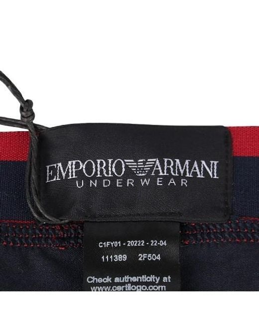 Emporio Armani Blue Logo Underwear for men