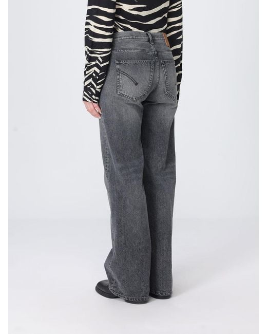 Dondup Gray Jacklyn Loose-Fit Jeans
