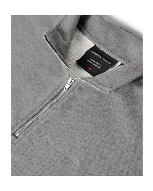 Canada Goose Gray 1/4 Zip Fleece