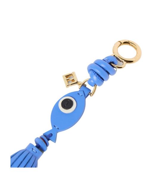 Fendi Blue Fish Charm