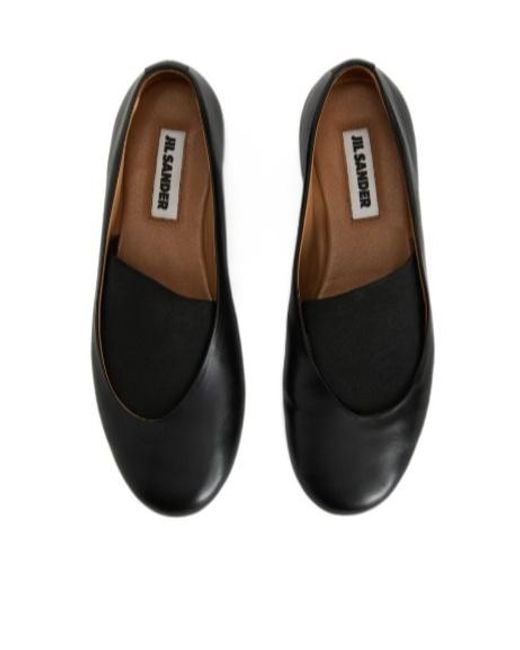 Jil Sander Black Elyss Ballerinas