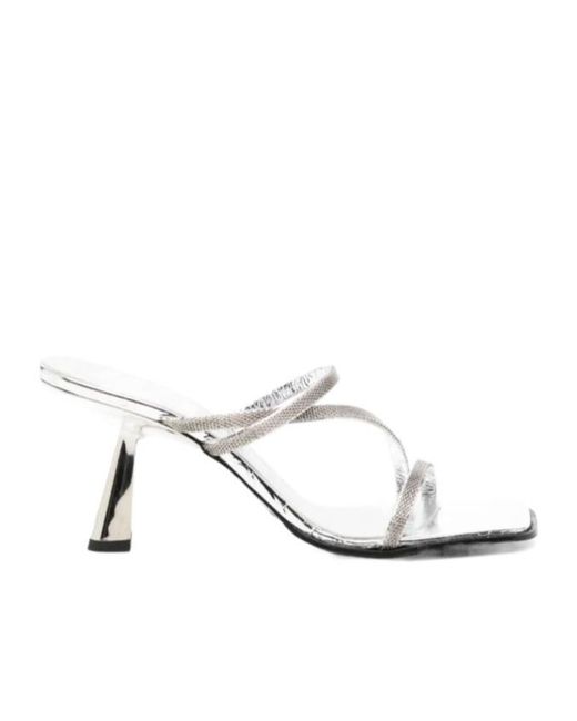 Rejina Pyo White 50Mm Bella Sandals