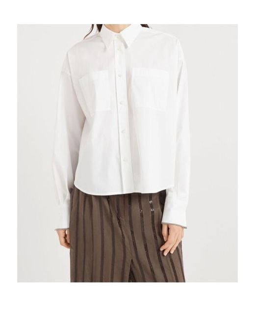 Brunello Cucinelli White Shirts