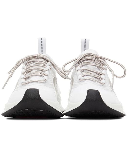 Gucci White Run Lace-Up Sneakers