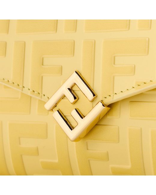 Fendi Yellow Chain Wallet