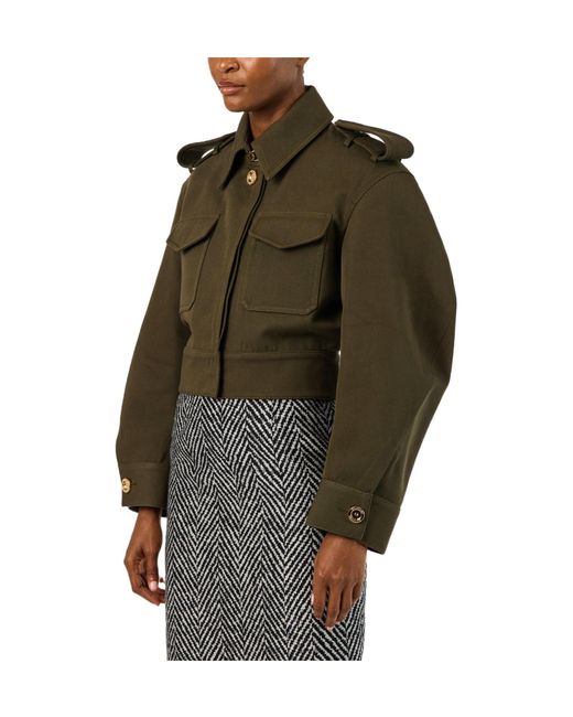 Givenchy Green Long Sleeve Hybrid Jacket