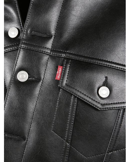 Junya Watanabe Black X Levis Leather Jacket