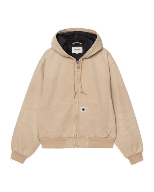 Carhartt Natural Og Active Zip Hooded Jacket