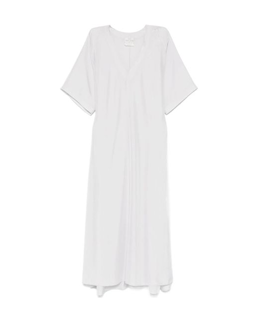Forte Forte White Habotal Silk Maxi Dress