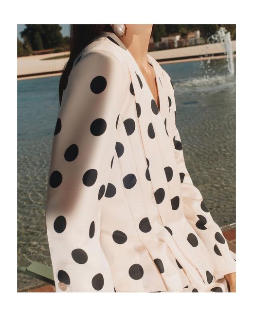 Marella Natural Long-Sleeved Suit Jacket