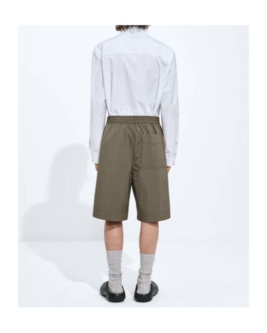 Bottega Veneta Gray Technical Shorts for men
