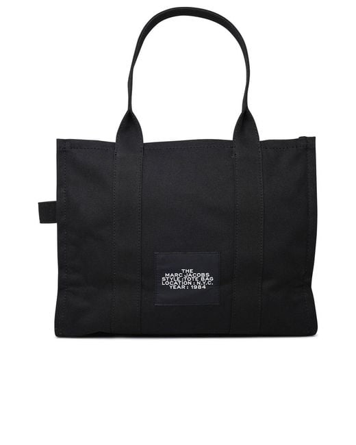 Marc Jacobs Black Logo Printed Handbag
