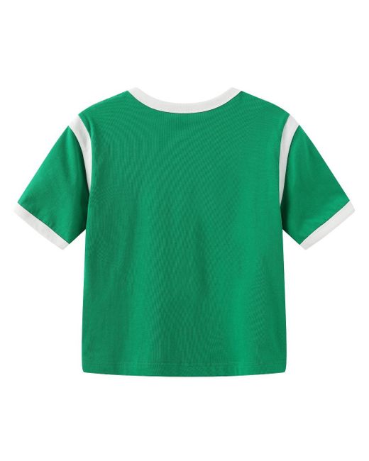 Marissa Chiara Green Crew Neck T-Shirt