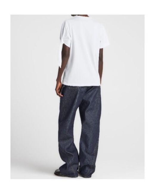 J.W. Anderson White Jw Anderson Sleeve Knot T-Shirt