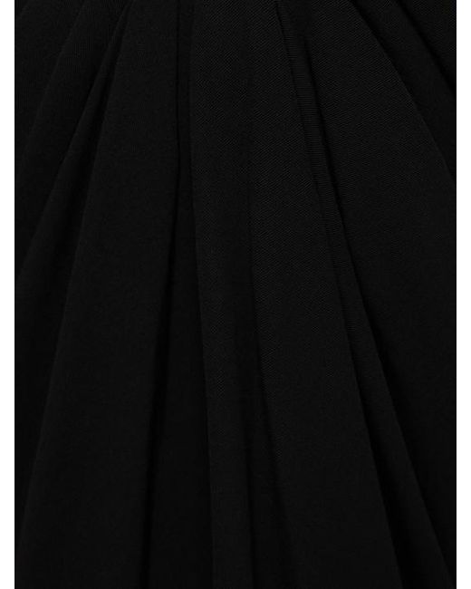 Dries Van Noten Black Pleated Detail Skirt
