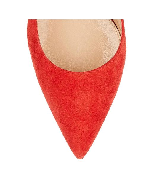 Gianvito Rossi Red Pointed-Toe Pumps