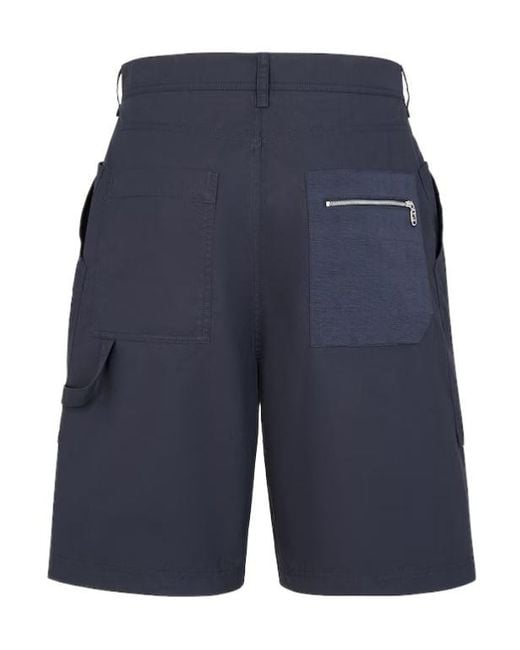 Fendi Blue Knee-Length Bermuda Shorts for men