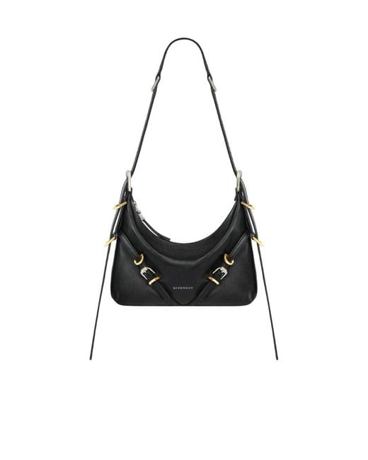 Givenchy Black Voyou Zipped Mini Crossbody Bag