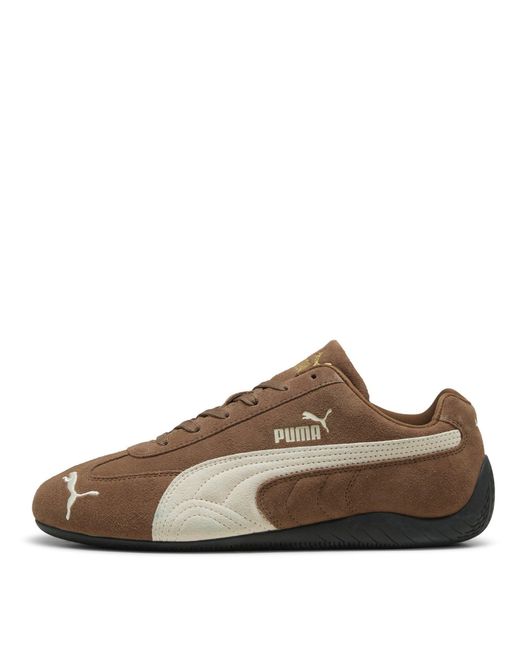 PUMA Brown Lightweight Low-Top Casual Shoes