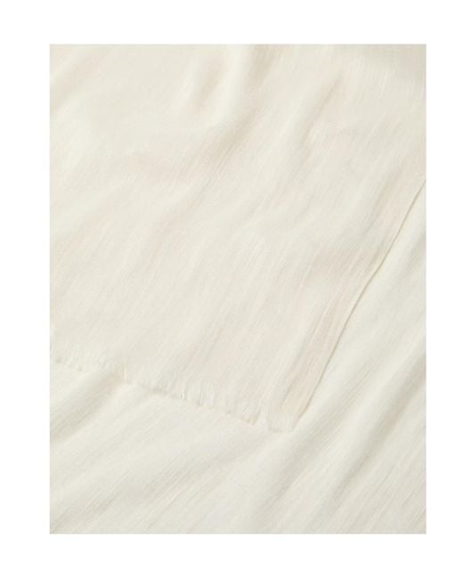 Loro Piana White Flame Scarf for men