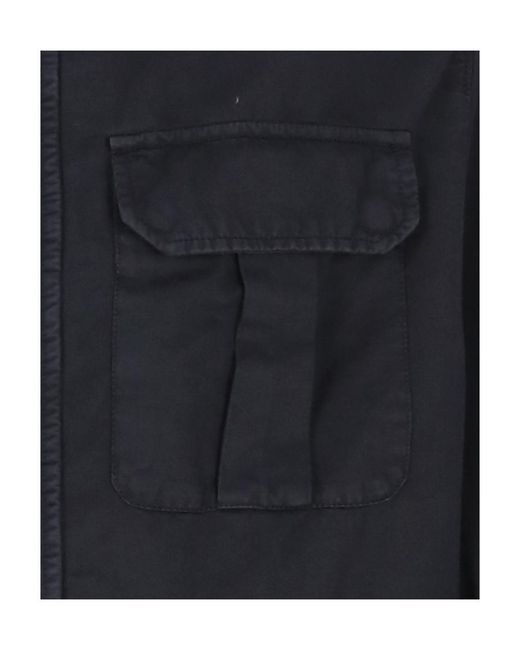 Herno Blue High-Neck Zipped Jacket for men