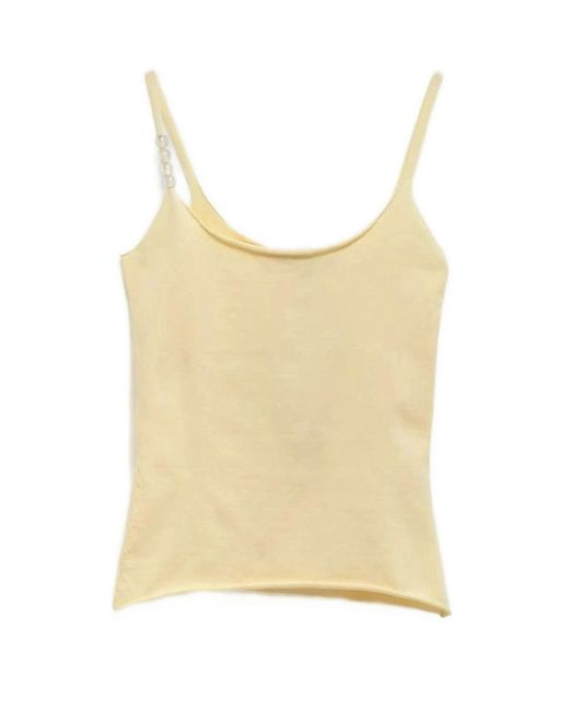 Paloma Wool Natural Sleeveless Camisole