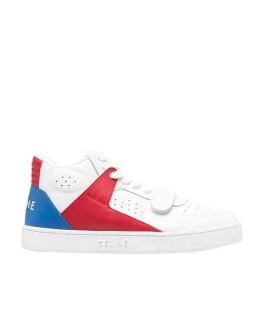 Céline Pink Lace-Up Casual Sneakers
