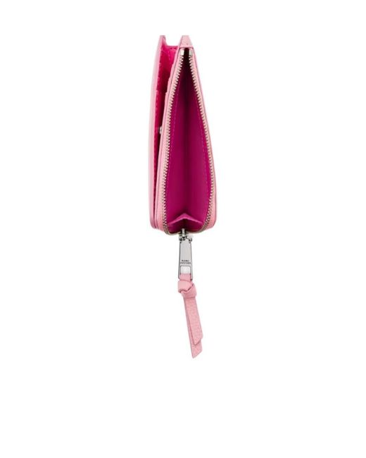 Marc Jacobs Pink The Wallet Zip-Around Wallet
