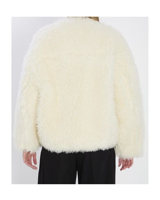 Céline Natural Fur-Effect Coat