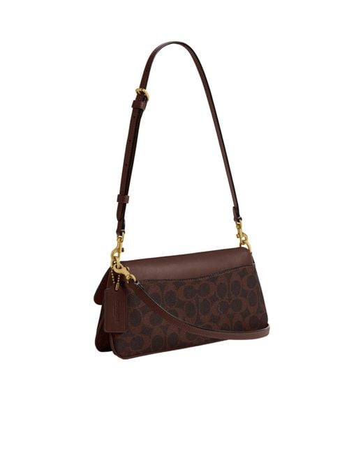 COACH Brown Jet Shoulder Bag