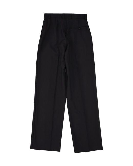 Stella McCartney Black Canvas Tailoring Trousers