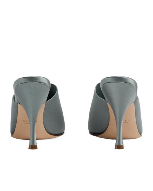 Gucci Gray Slide Sandal
