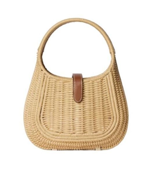 Gucci Natural Jackie 1961 Wicker Medium Bag