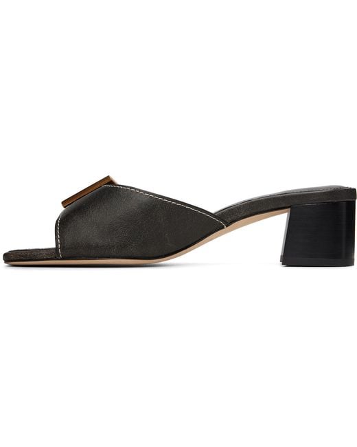 Marc Jacobs Black The Doll High-Heeled Sandals