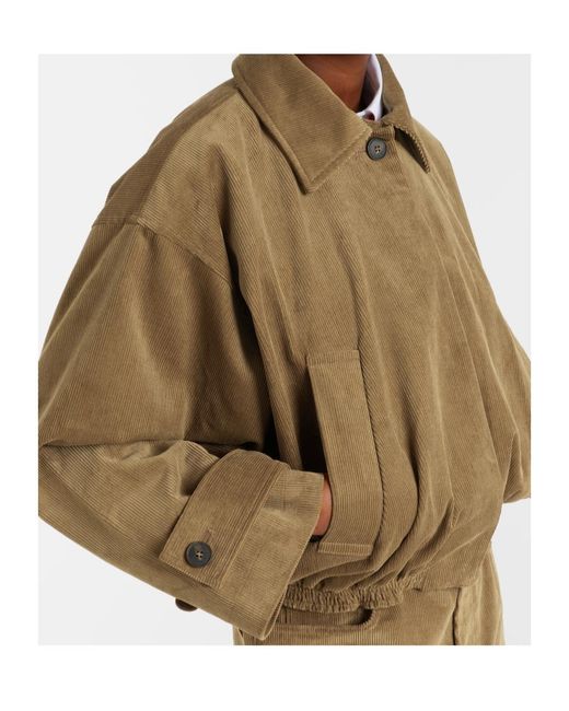 Rohe Green Cotton Corduroy Jacket