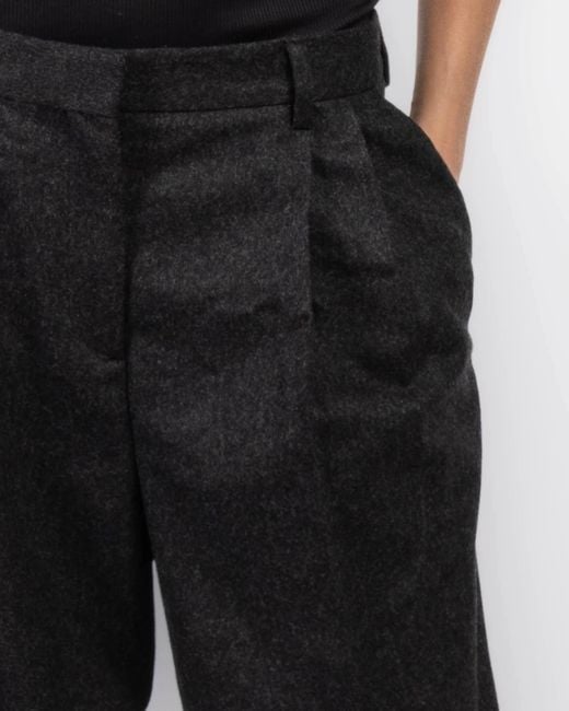 Totême Black Casual Pants With Belt Loops