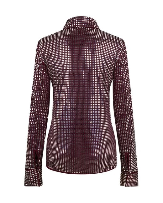 Bottega Veneta Purple Plain Long-Sleeve Shirt