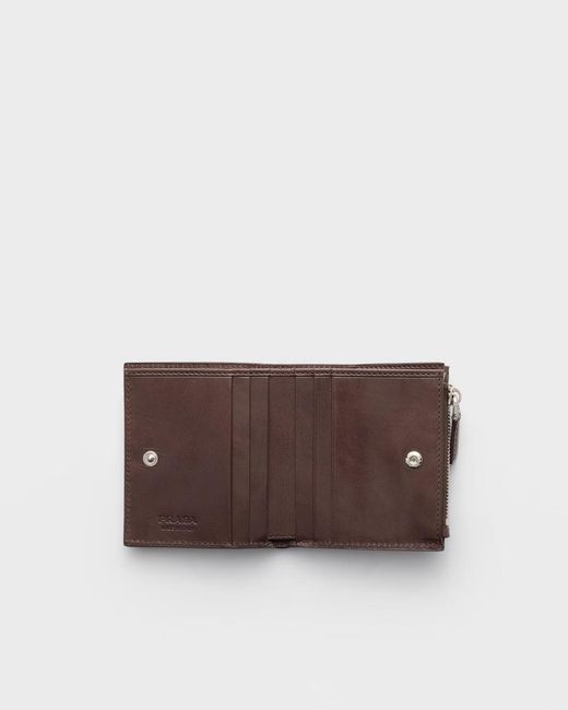 Prada Brown Zipper Wallet