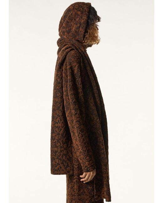 Loro Piana Multicolor Gardenia Hooded Scarf