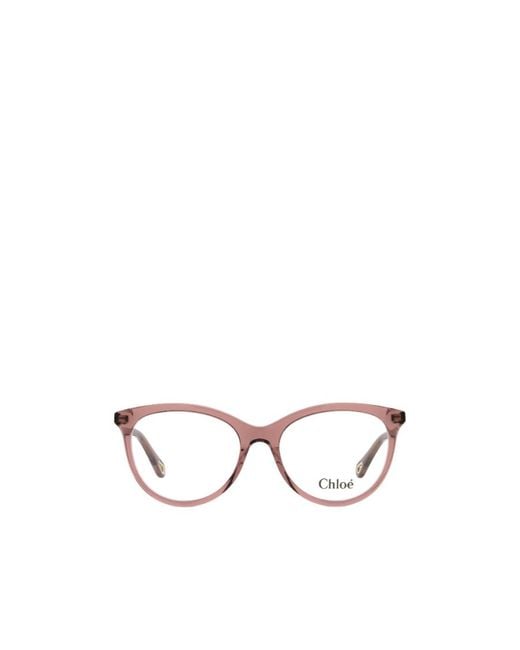Chloé White Chloé Eyewear Cat-Eye Glasses
